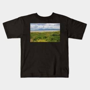 Arran from Scalpsie Bay, Bute Kids T-Shirt